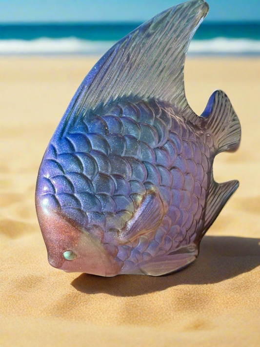 Metallic Fish Statue